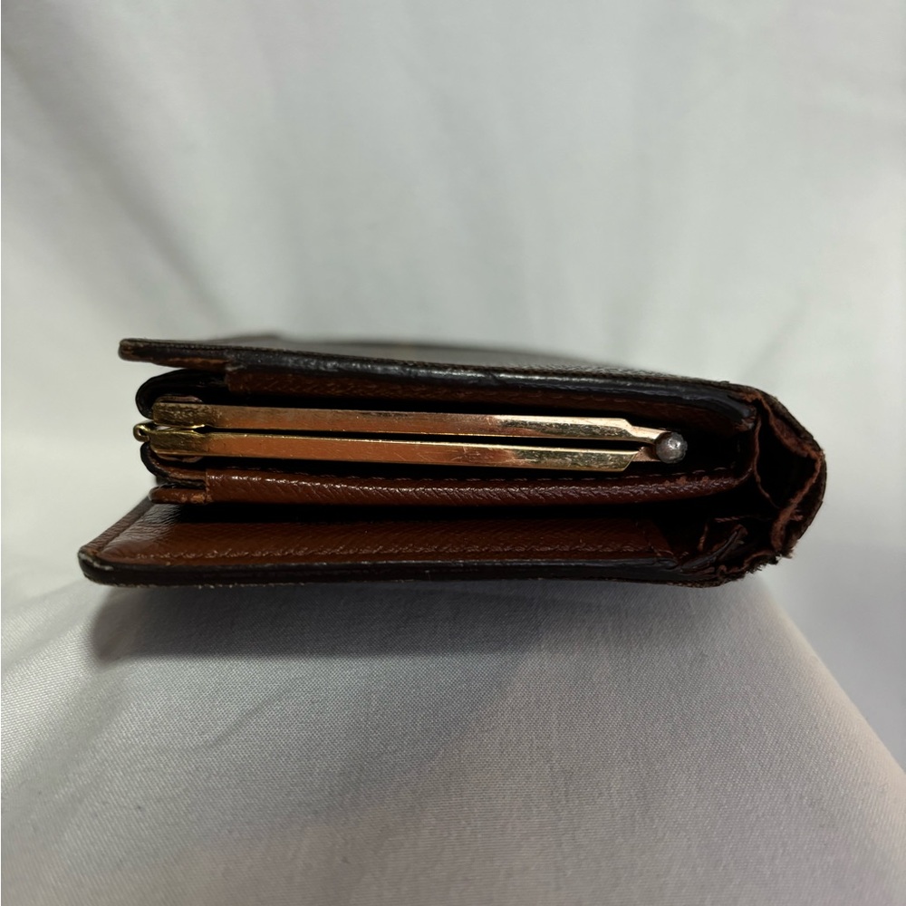 Louis Vuitton Brown and Gold Monogram Card Holder - Picture 3 of 11